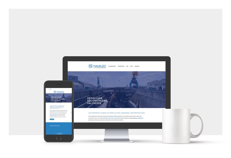 navaleo site web responsive