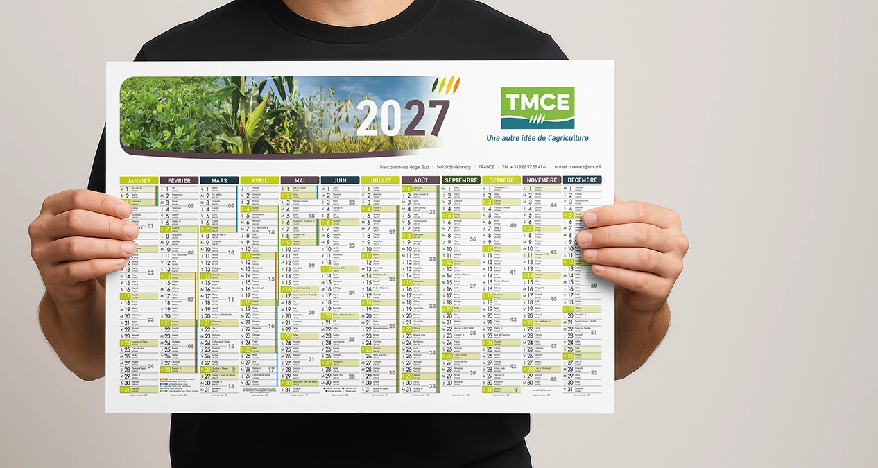 Calendrier TMCE 2027 recto