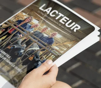 Couverture du magazine Lacteur n°26 de Danone