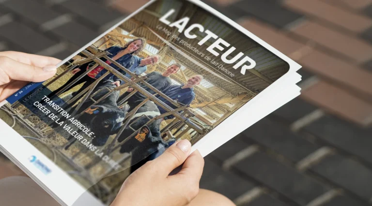 Couverture du magazine Lacteur n°26 de Danone