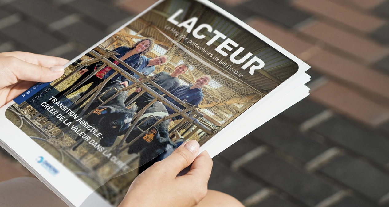Couverture du magazine Lacteur n°26 de Danone