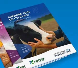 Kersia 3 couvertures de catalogue de produits d'élevage